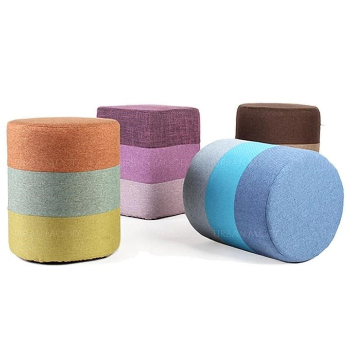 MAISY Fabric Colour Stool