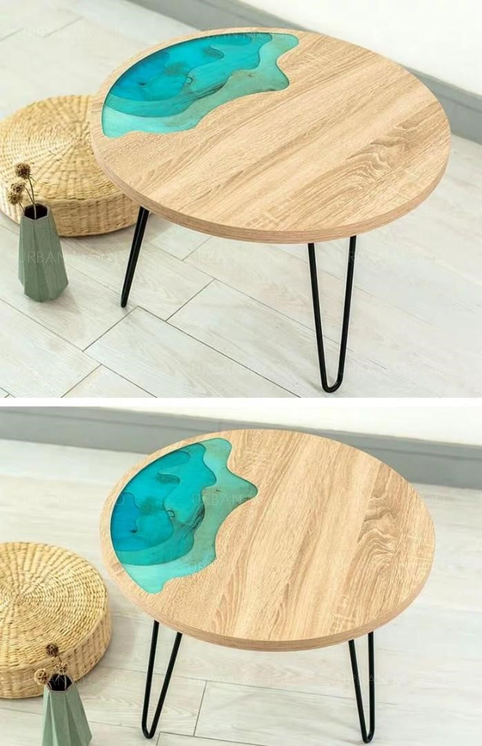 MALTA Solid Wood Epoxy River Coffee Table