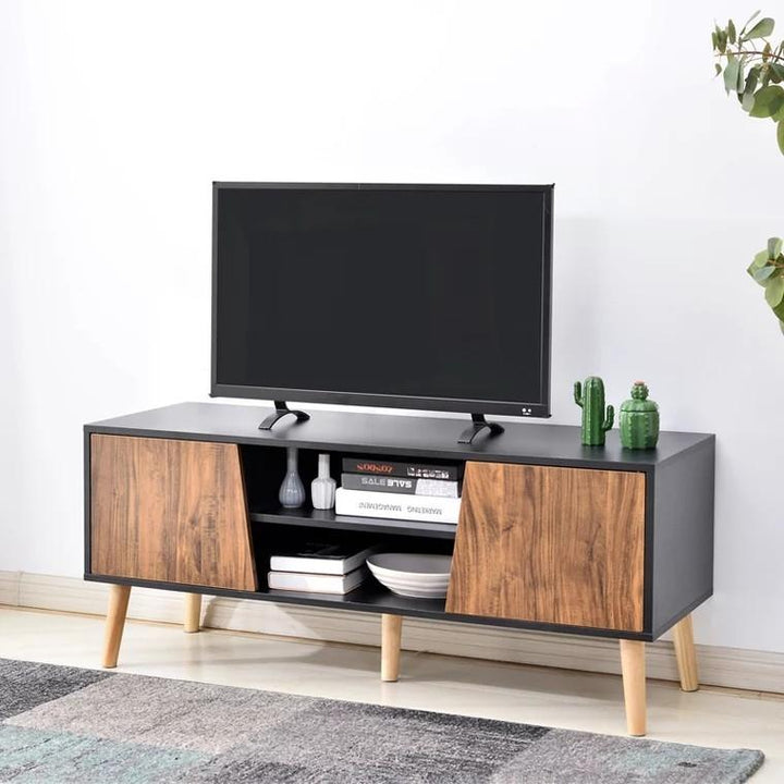 MAPLE Modern Rustic TV Console + Cabinet