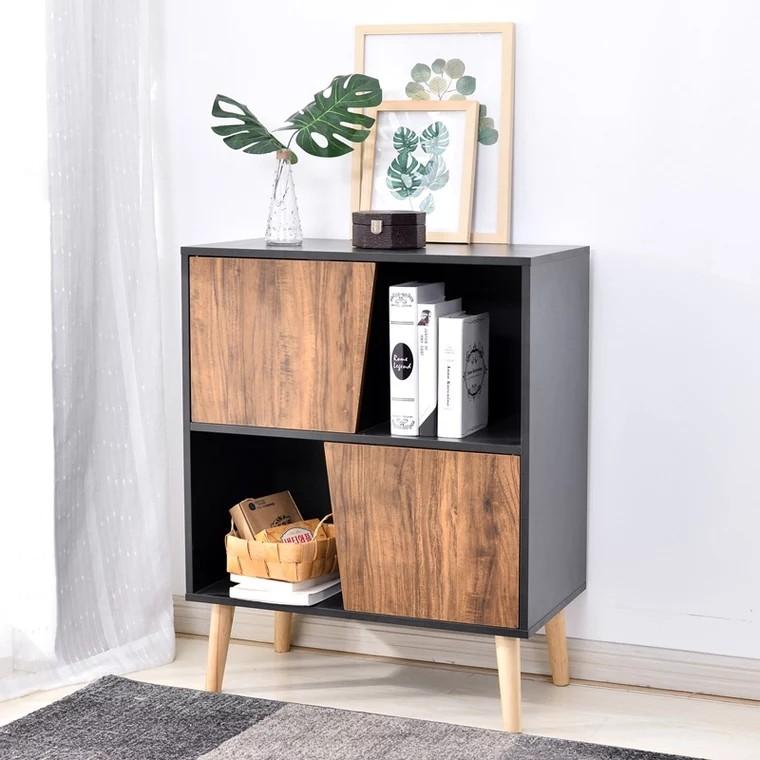 MAPLE Modern Rustic TV Console + Cabinet