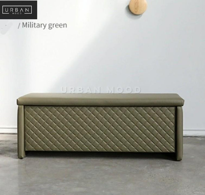 MARIN Modern Foyer Storage Bench