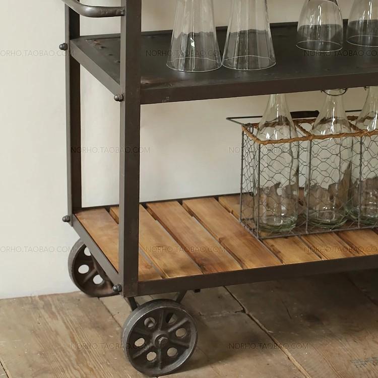 MARLEY Modern Rustic Kitchen Bar Cart