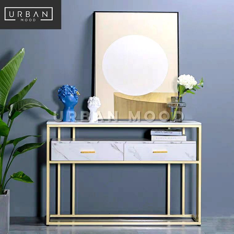 MAVEN Modern Marble Hallway Console