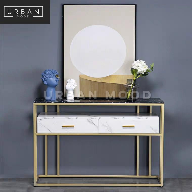 MAVEN Modern Marble Hallway Console