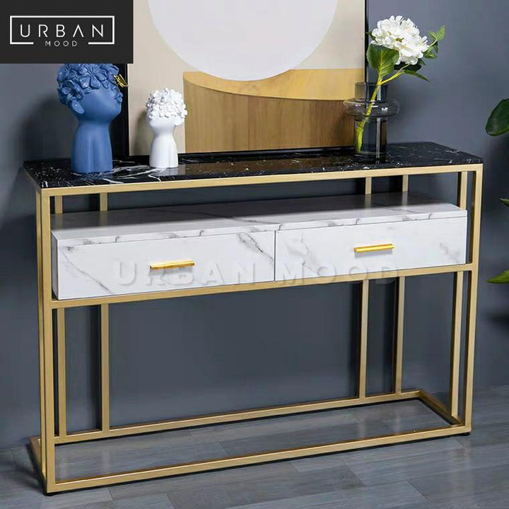 MAVEN Modern Marble Hallway Console