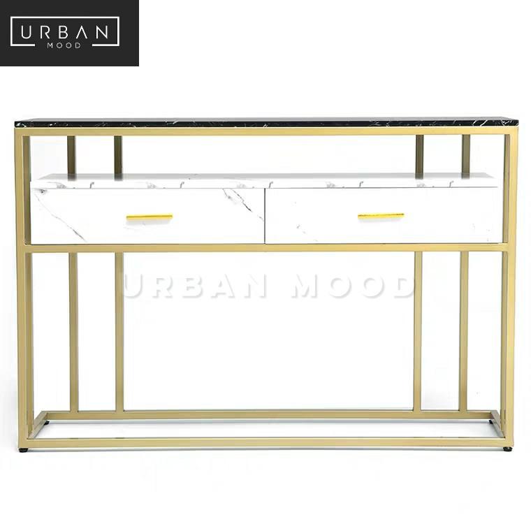 MAVEN Modern Marble Hallway Console