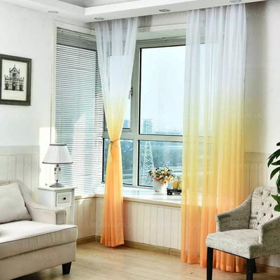 MEDITERRANEAN Sea Ombre Day Curtains