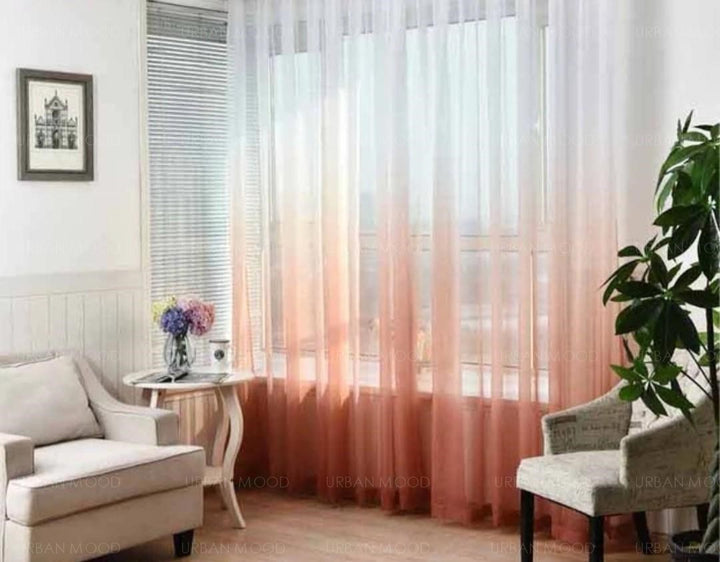 MEDITERRANEAN Sea Ombre Day Curtains