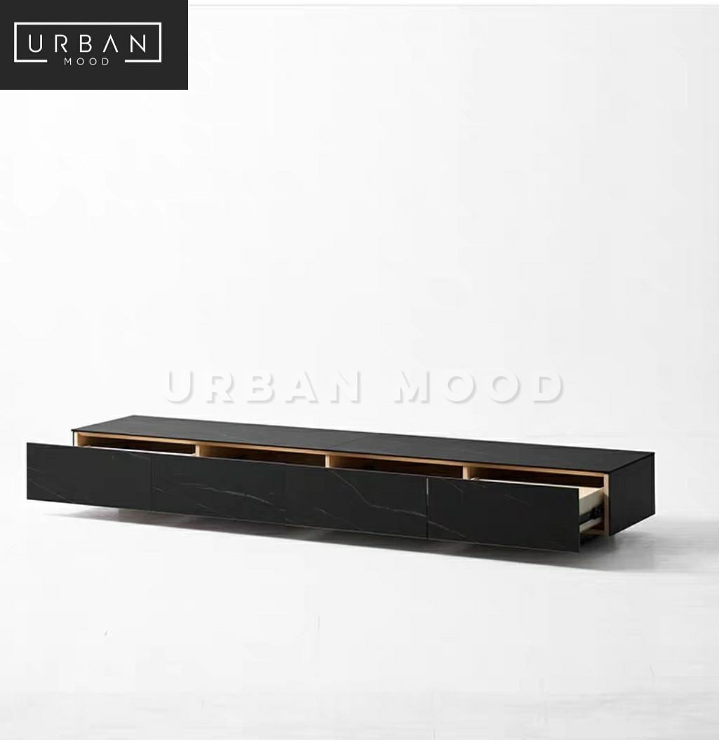 MERSER Modern Marble TV Console