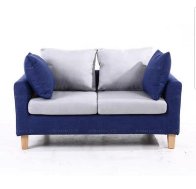 MIKA Vibrant Compact Fabric 2 Seater Sofa