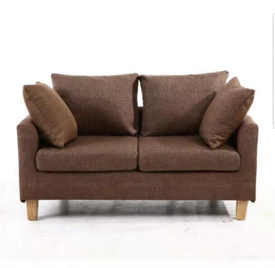 MIKA Vibrant Compact Fabric 2 Seater Sofa