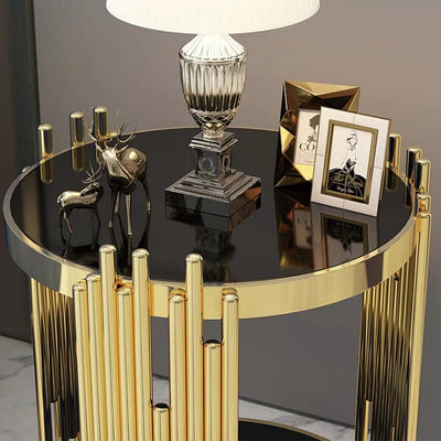 MISHA Luxury Gold Side Table