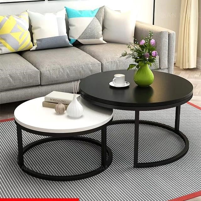 MOD Monochrome Round Coffee Table