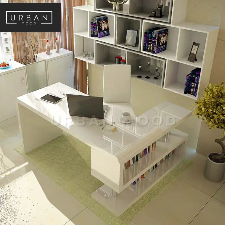 Modular Study Table With Storage MAESTRO Modern Modular Study Table – Urban Mood