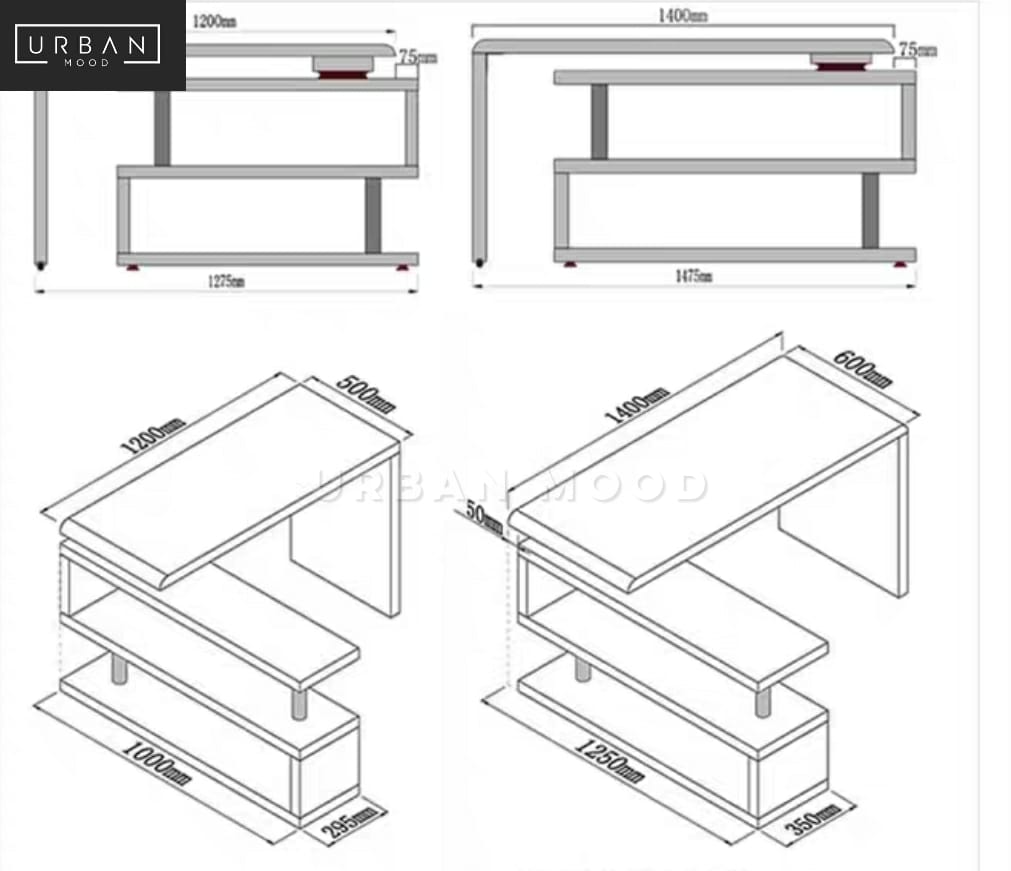 MAESTRO Modern Modular Study Table