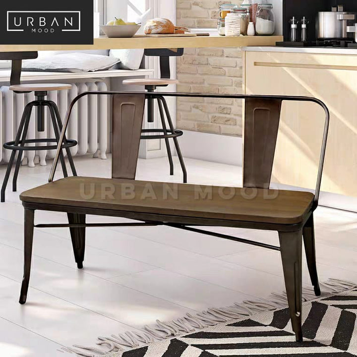 MEDIAN Industrial Tolix Dining Bench