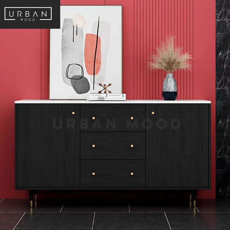 MERCIER Modern Marble Sideboard