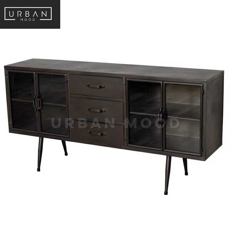 METTLE Industrial Metal Sideboard