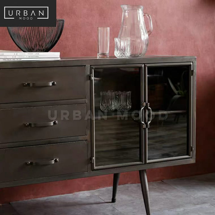 METTLE Industrial Metal Sideboard