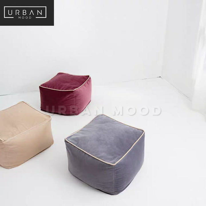 MIAMI Modern Velvet Pouf