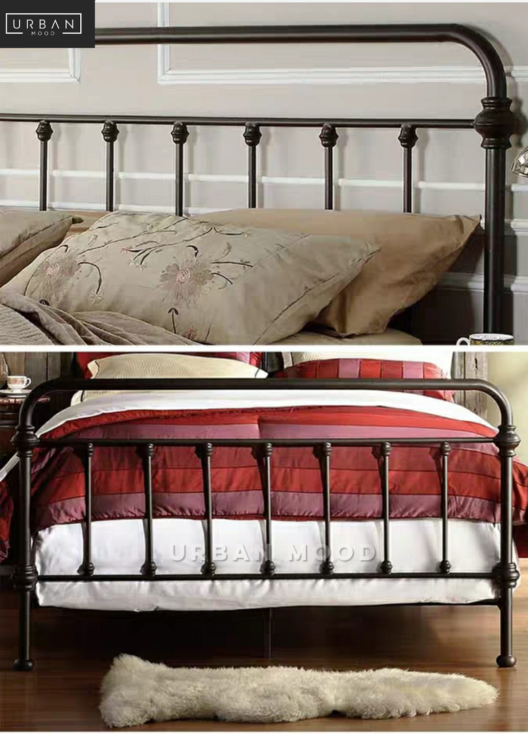 MILLET Vintage Metal Bedframe