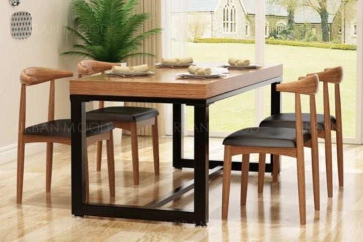 AMOUR Rustic Solid Wood Dining Table