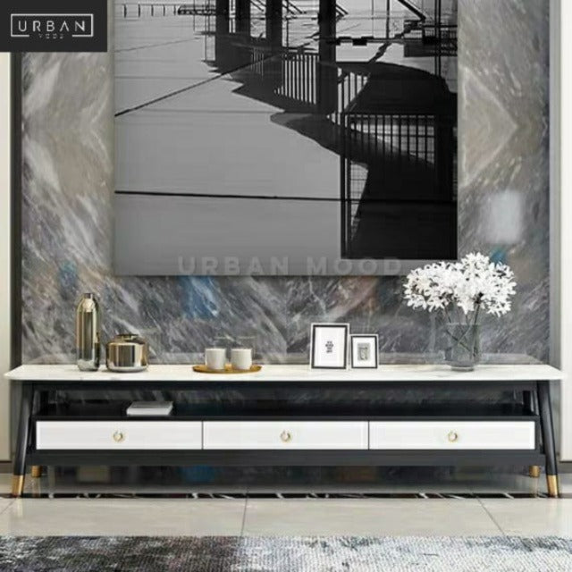 CREST Modern Marble TV Console