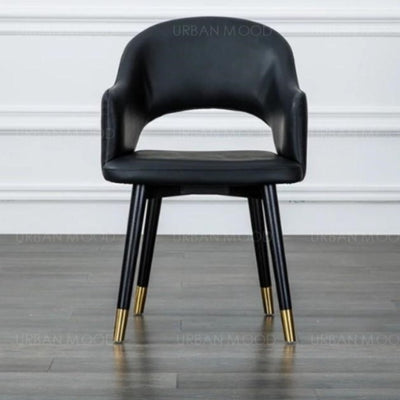 BLAKE Faux Leather Designer Dining Chair