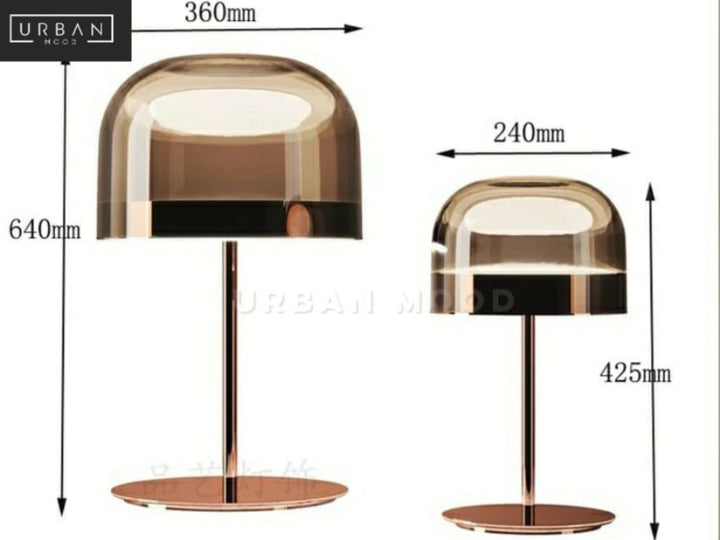 CHOUX Modern Chrome Table Lamp