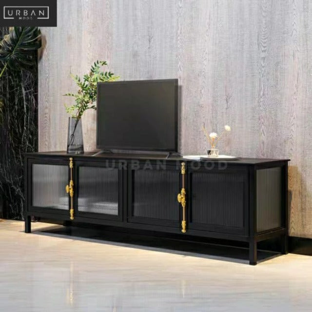 BOUDOIR Midcentury Solid Wood TV Console