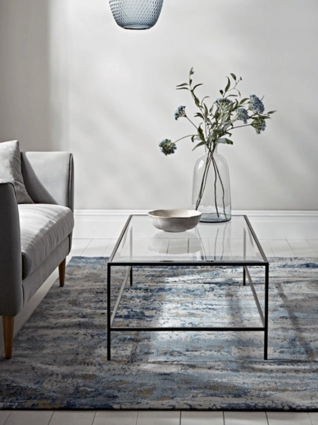 AURELIA Minimalist Glass Coffee Table