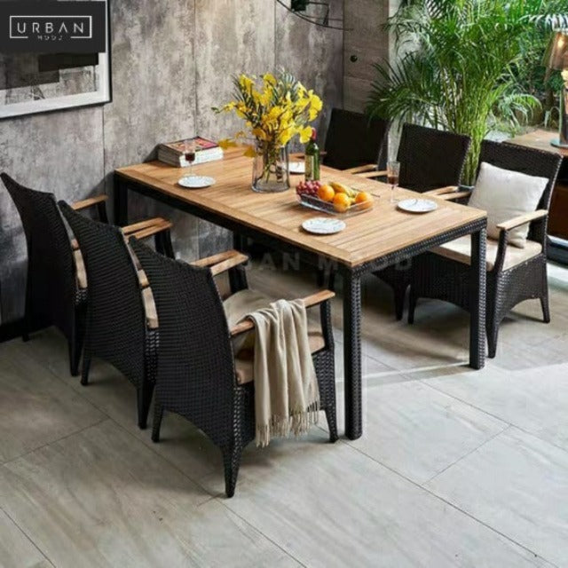 CLAYTON Outdoor Dining Table Set