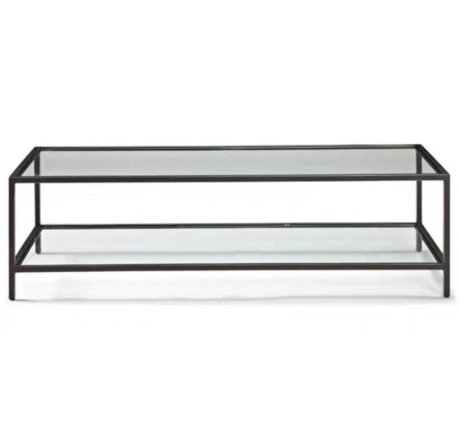 AURELIA Minimalist Glass Coffee Table