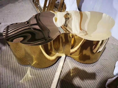 AMICA Chrome Gold Coffee Table