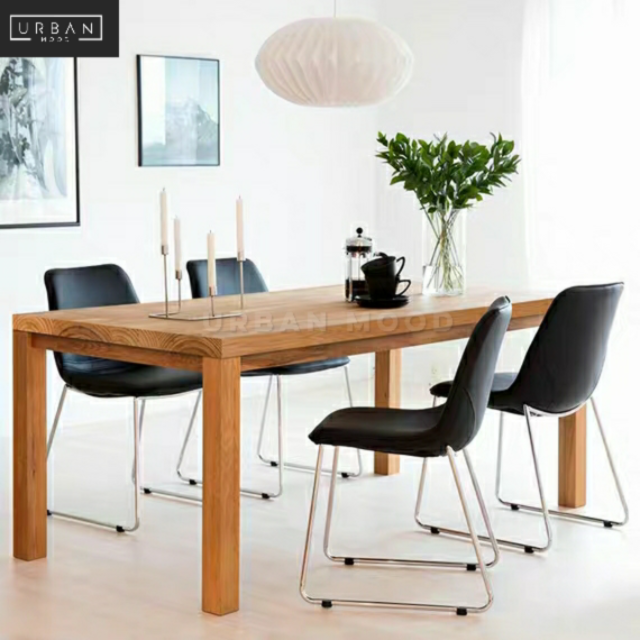 (Clearance) MARVIN Scandinavian Solid Wood Dining Table