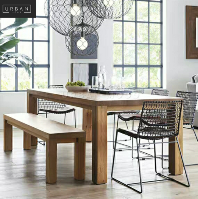 MARVIN Scandinavian Solid Wood Dining Table