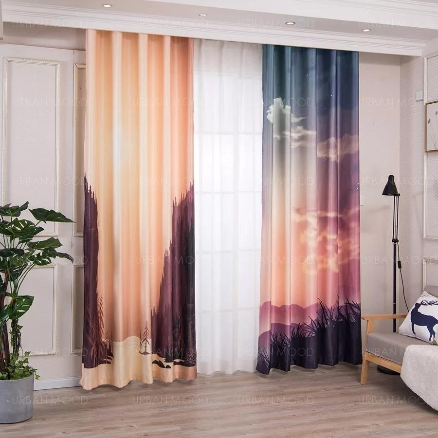 NAOKI Sunset Mood Curtains