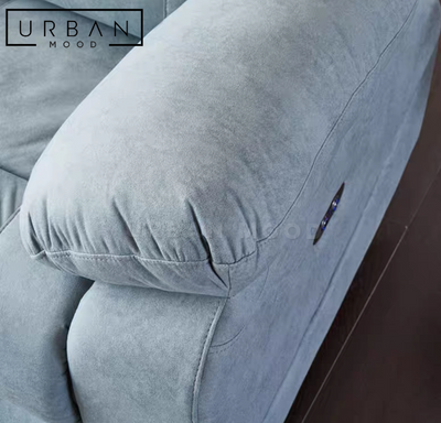 NOVIS Modern Recliner Fabric Sofa