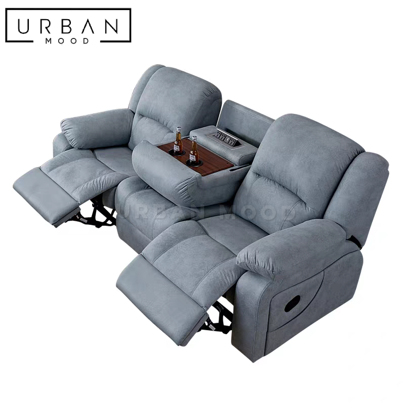 NOVIS Modern Recliner Fabric Sofa