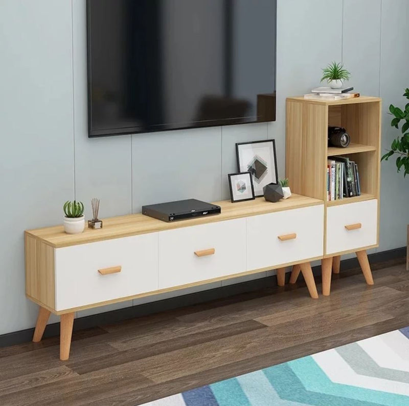 OWEN Japanese Style Wooden TV Console