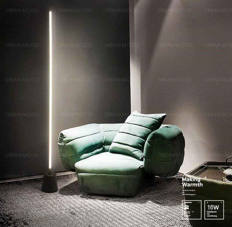 PACO Contemporary Minimalist LED Light Sabre Standing Lamp