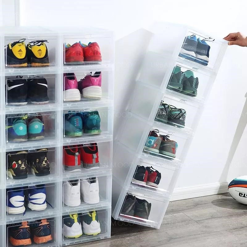 PAIGE Modern Minimalist Stackable Shoe Cabinet Boxes