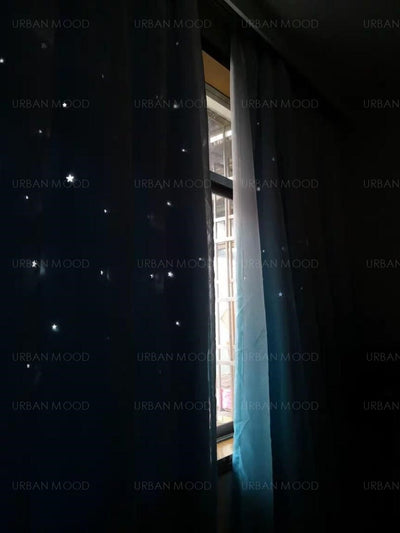 PEEKABOO Ombre Starburst Curtains