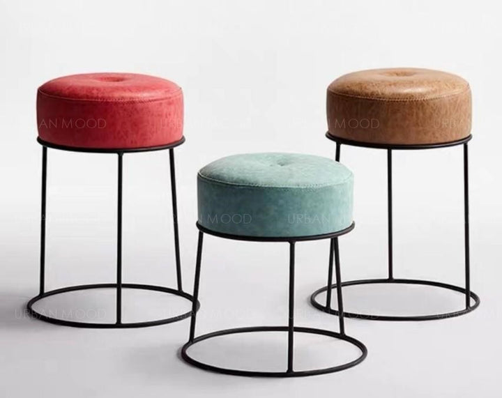 POPPY Art Deco Cushion Stools