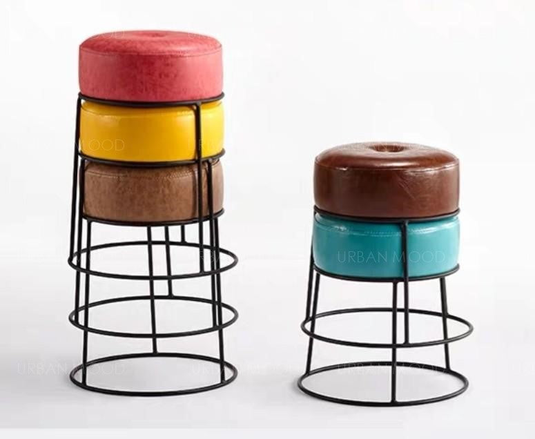 POPPY Art Deco Cushion Stools