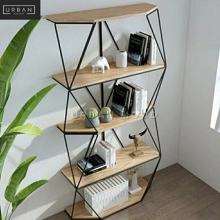 POLIX Modern Rustic Display Shelf