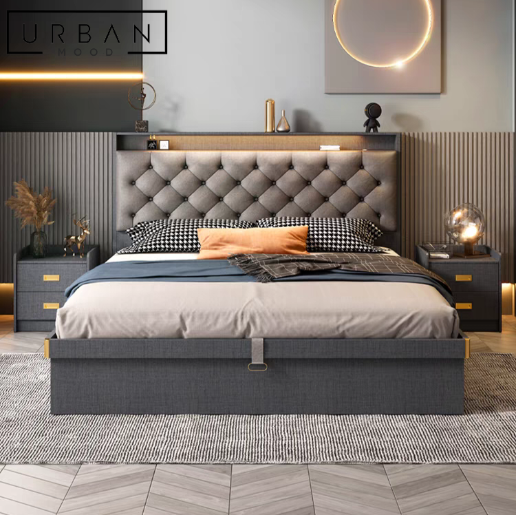 PRIMROSE Classic Storage Bedframe – Urban Mood