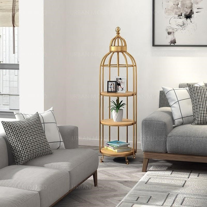 QUIRKY Bird Cage Display Stand / Cabinet
