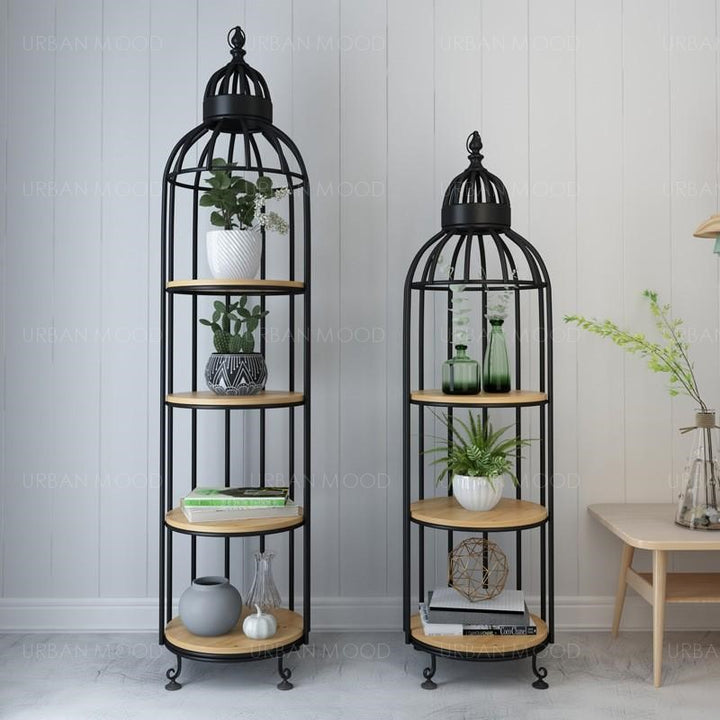 QUIRKY Bird Cage Display Stand / Cabinet