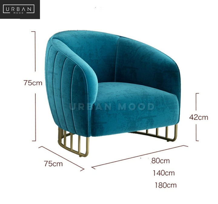 REGIMEN Modern Velvet Sofa